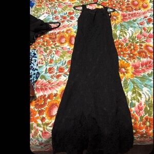 Elegant Black Lace formal gown